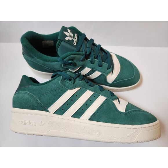Adidas Rivalry Low Sneakers – Men’s Size 10 | Green/White | Unworn - Picture 6 of 8